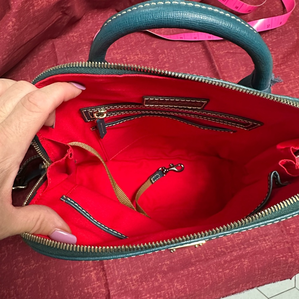 Dooney & Bourke Blue Structured Backpack - Picture 6 of 6